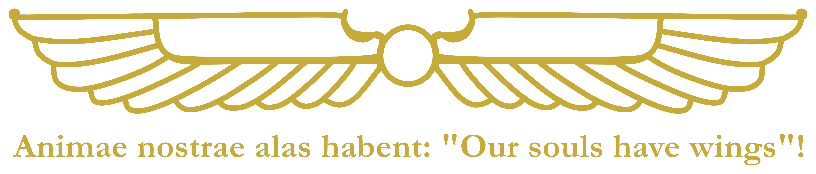 Golden Wings. Animae nostrae alas habent: Our souls have wings!