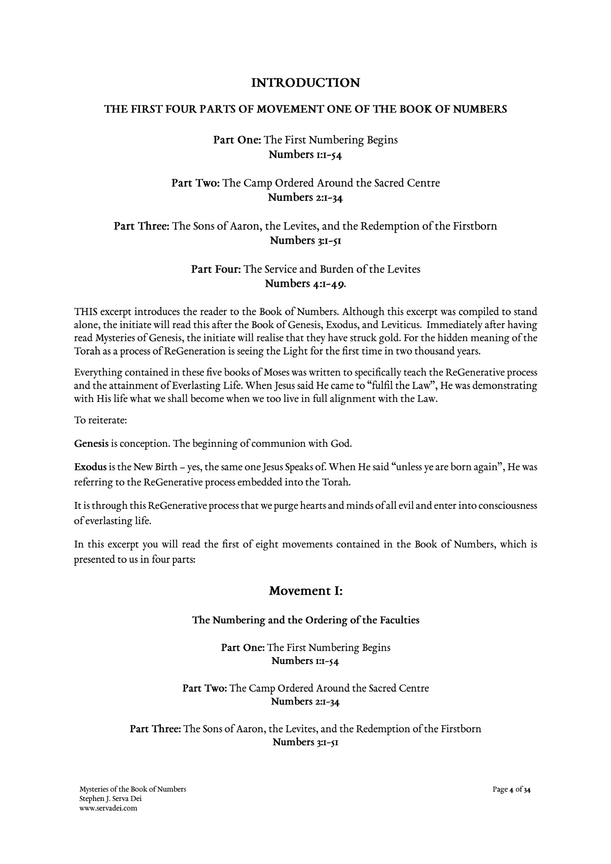 Mysteries of the Book of Numbers, page 4