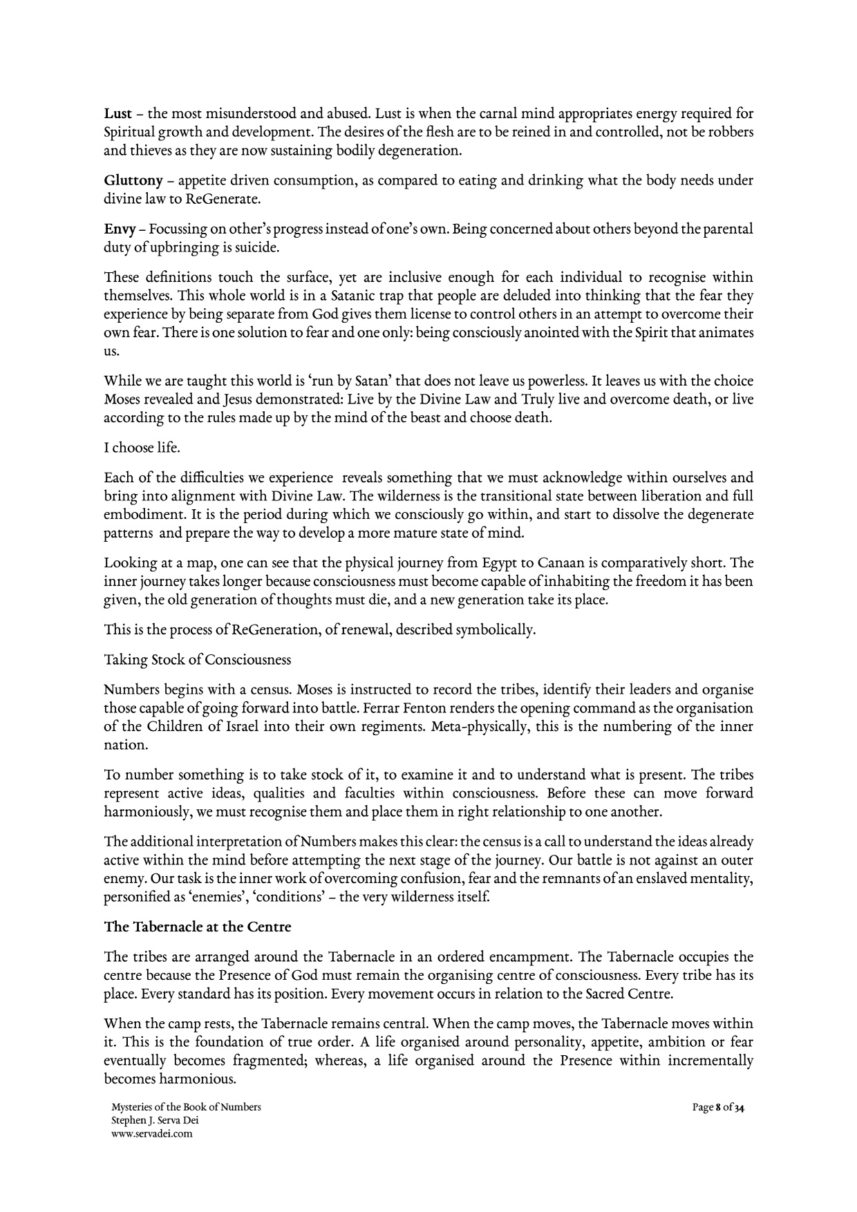 Mysteries of the Book of Numbers, page 8