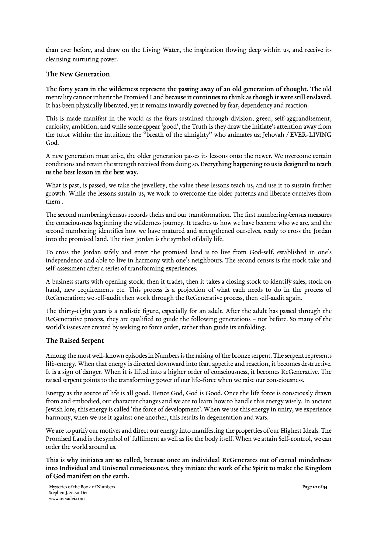 Mysteries of the Book of Numbers, page 10
