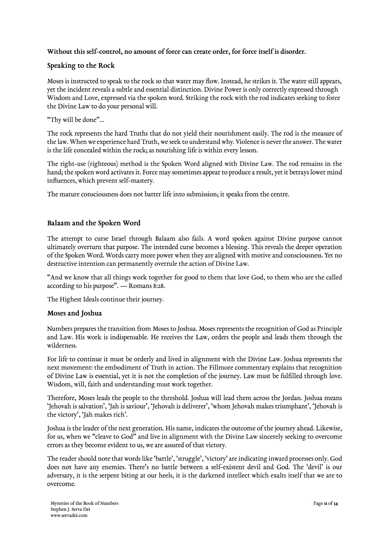 Mysteries of the Book of Numbers, page 11