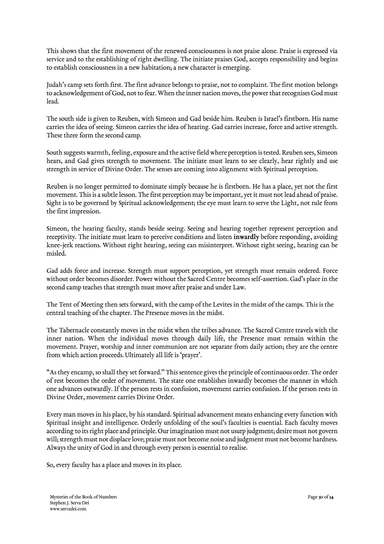 Mysteries of the Book of Numbers, page 30